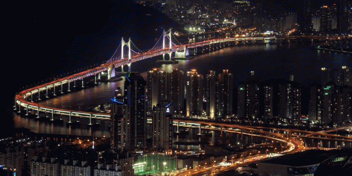 1920x1080 Night timelapse of Gwangan bridge in Busan, South Korea Stock Video Footage  - Storyblocks Video
