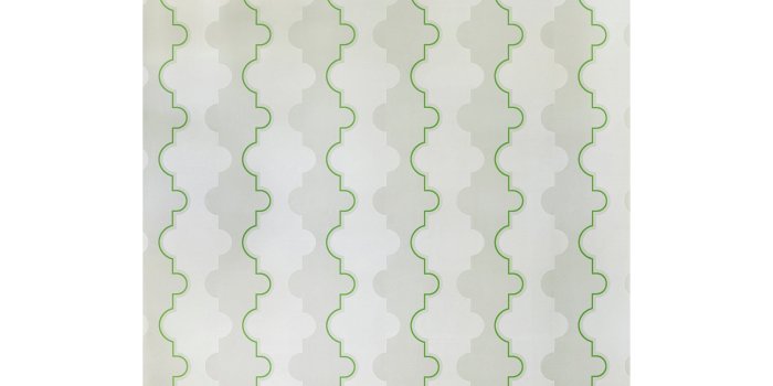 3000x3000 'Jigsaw' Contemporary, Traditional Wallpaper in Green
