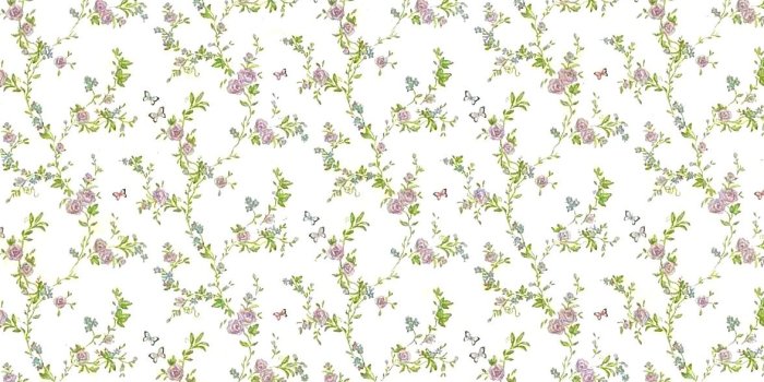 1175x739 Roses Cottage Floral Vintage Wallpaper Pink Green Bedroom HH30012 D/Rs