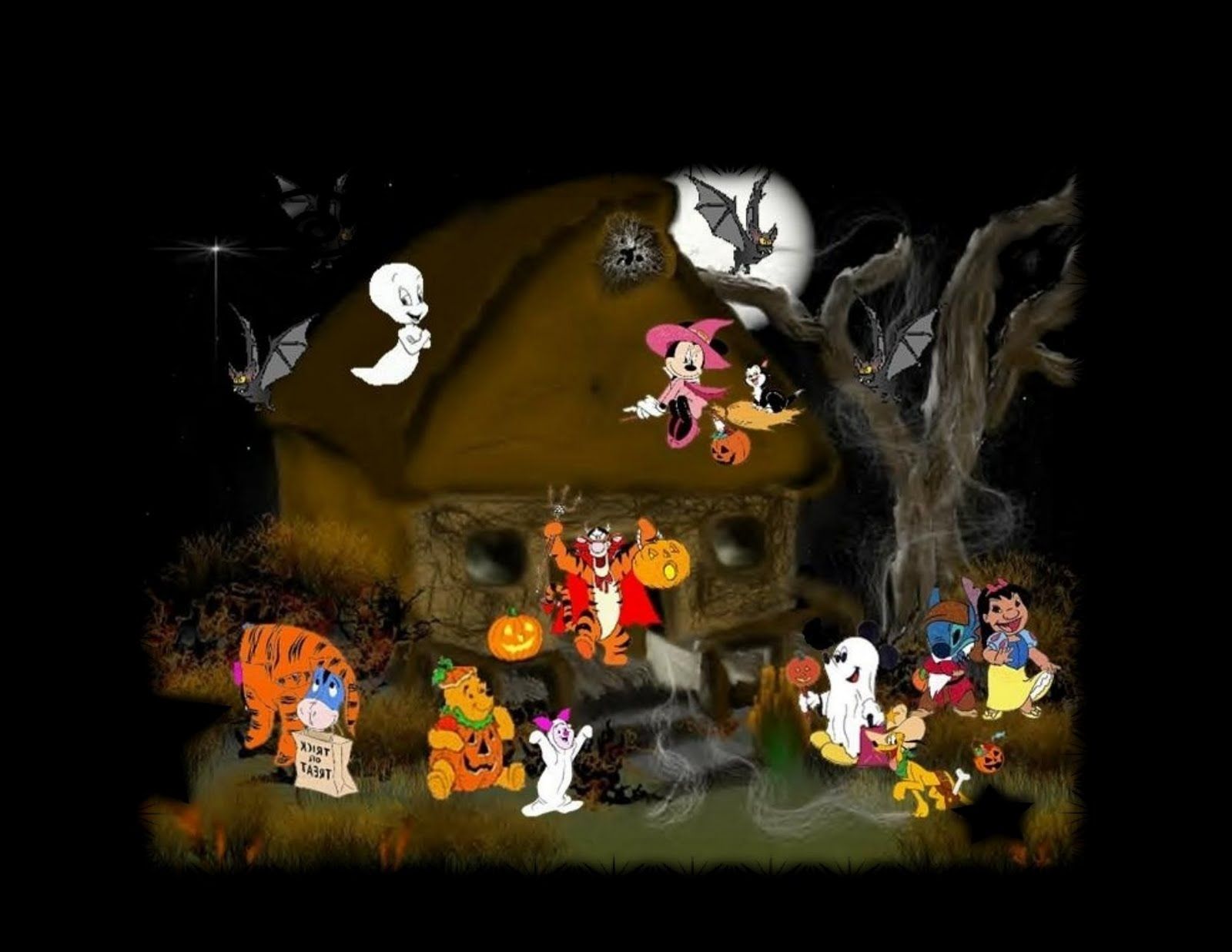 1600x1236 Halloween Desktop Backgrounds Disney Characters - Wallpapers Browse