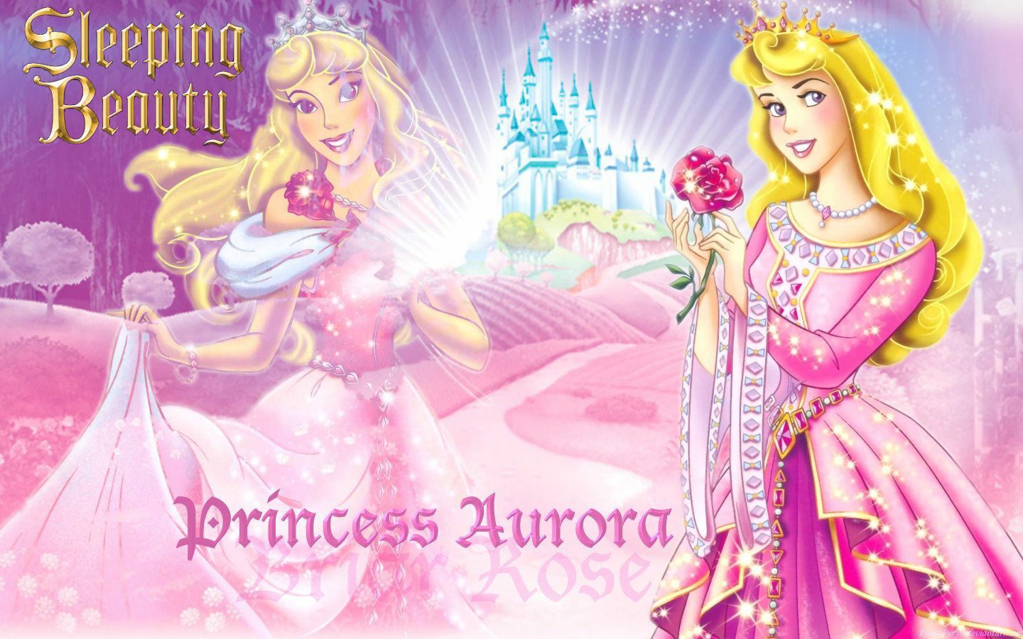 1440x900 Disney Princess Sleeping Beauty Desktop Wallpaper