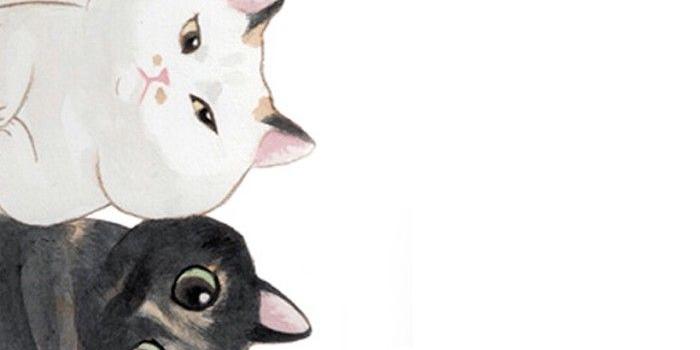 700x1244 Fondos para iPhone | Cartoon | Cats, Cat wallpaper, Art