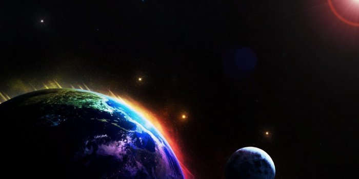 1920x1200 moon and stars | Earth Moon Stars Wallpaper In 1920x1200 Resolution