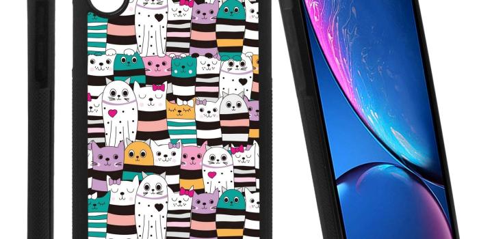 1500x1500 Amazon.com: [Cute Cartoon Cats Pattern Wallpaper] Compatible with