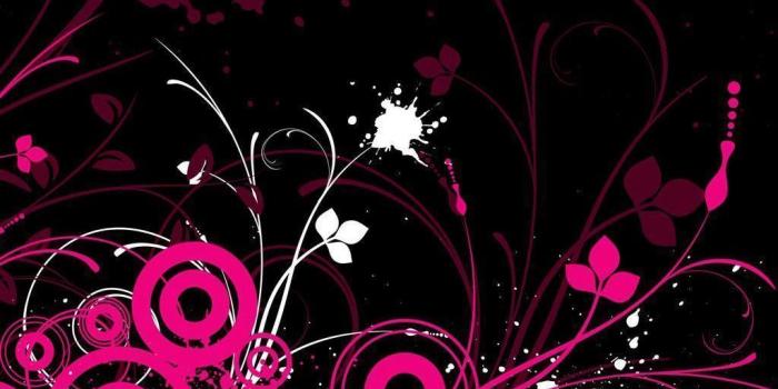 1024x768 Pink And Black Wallpapers