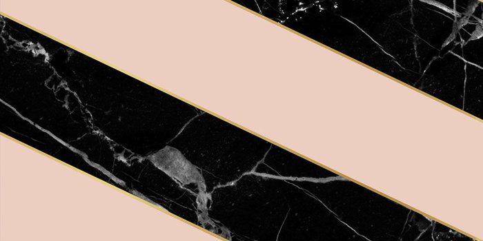 1280x1280 Diagonal Marble Wallpaper- Black & Pink - Mineheart - Official Site