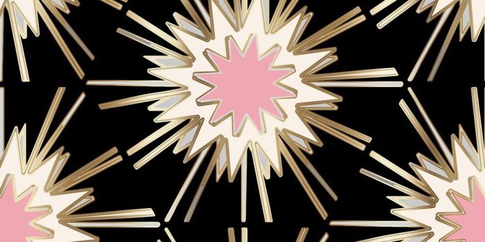 1000x1160 Burst Black Pink Gold