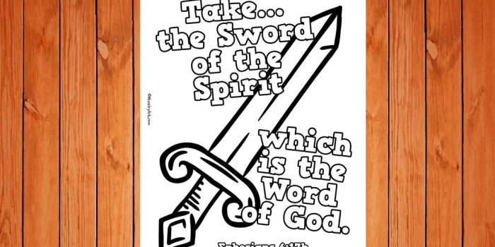 1024x768 Sword of the Spirit' Printable • MinistryArk