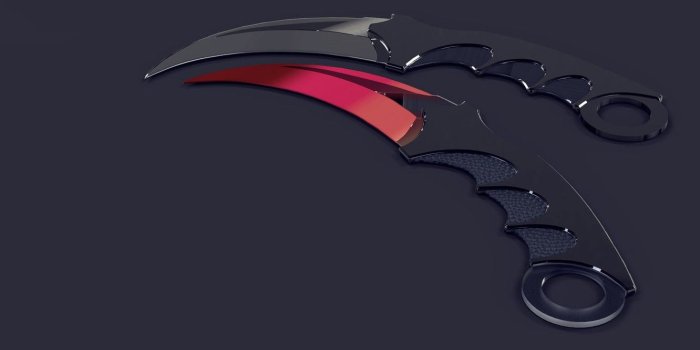 1332x850 Wallpaper knife, csgo, skin, karambit, amber fade images for desktop