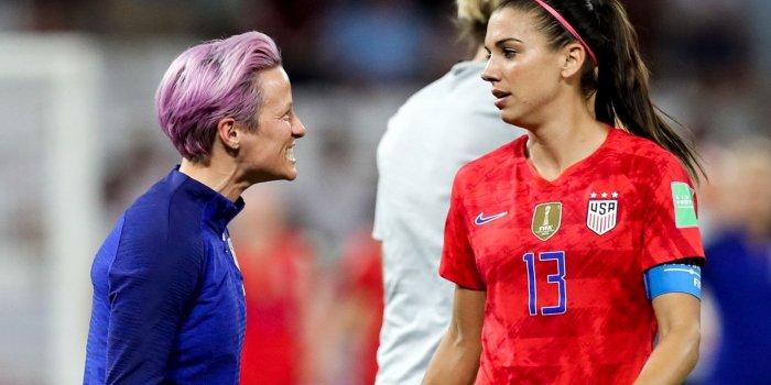 1920x1080 USWNT star Megan Rapinoe roasts Alex Morgan goal celebration haters