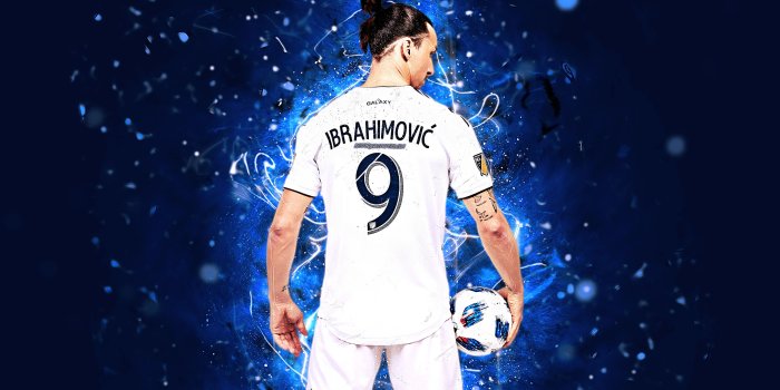3840x2400 Download wallpapers Zlatan Ibrahimovic, 4k, back view, abstract art