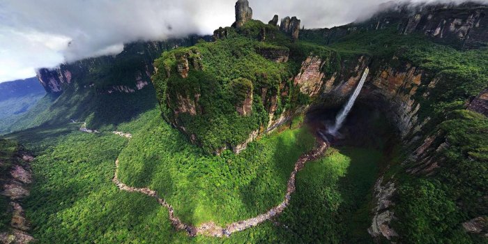 1920x1080 Angel Falls in Venezuela Wallpaper Widescreen Desktop HD High