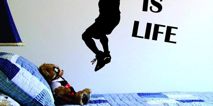 984x1181 Ball Is Life Version 2 Basketball Court Wall Decal Vinyl Art Sticker Sport  Boy Girl Teen Baby NBA