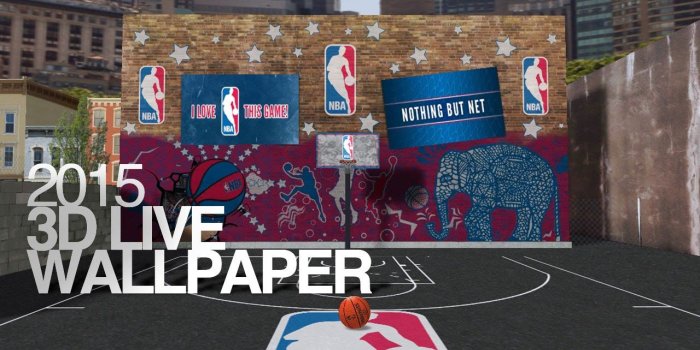 1280x720 NBA 2015 Official 3D Live Wallpaper