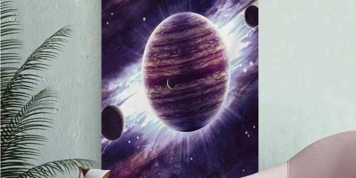 1000x1000 Amazon.com: Anzhutwelve Galaxy Photographic Wallpaper Outer Space