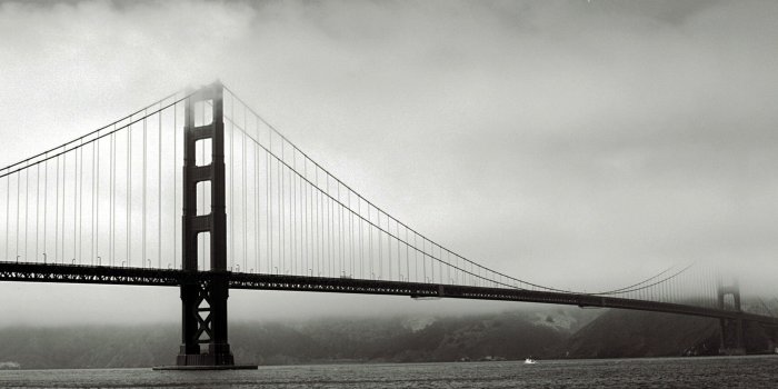 2560x1600 Golden Gate Bridge, architecture, black and white, San Francisco