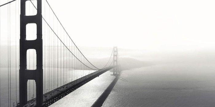1650x1070 Black and White San Francisco Wallpaper Mural | MuralsWallpaper