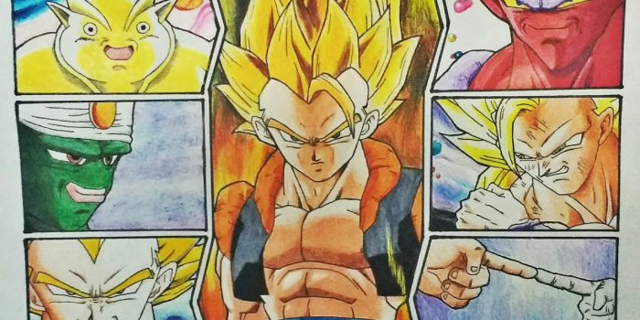 1280x720 Drawing Dragon Ball Z wallpaper | Fusion Reborn | Gogeta