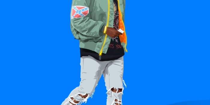 1280x1280 Kanye West | Kanye West & Kim Kardashian-West | Rapper art, Bape art