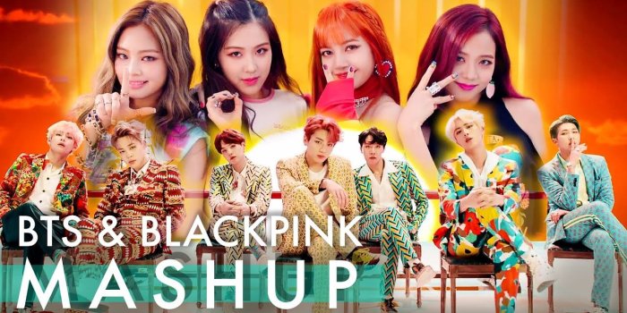 1280x720 BTS & BLACKPINK – Idol /Fire /Forever Young /As If It's Your Last (ft. Not  Today & Boombayah) MASHUP
