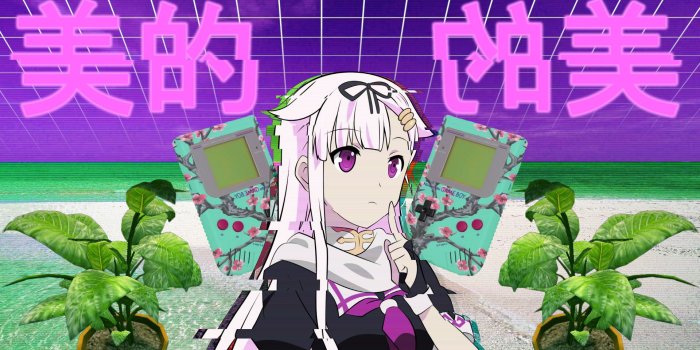 1920x1080 Vaporwave Anime Wallpapers
