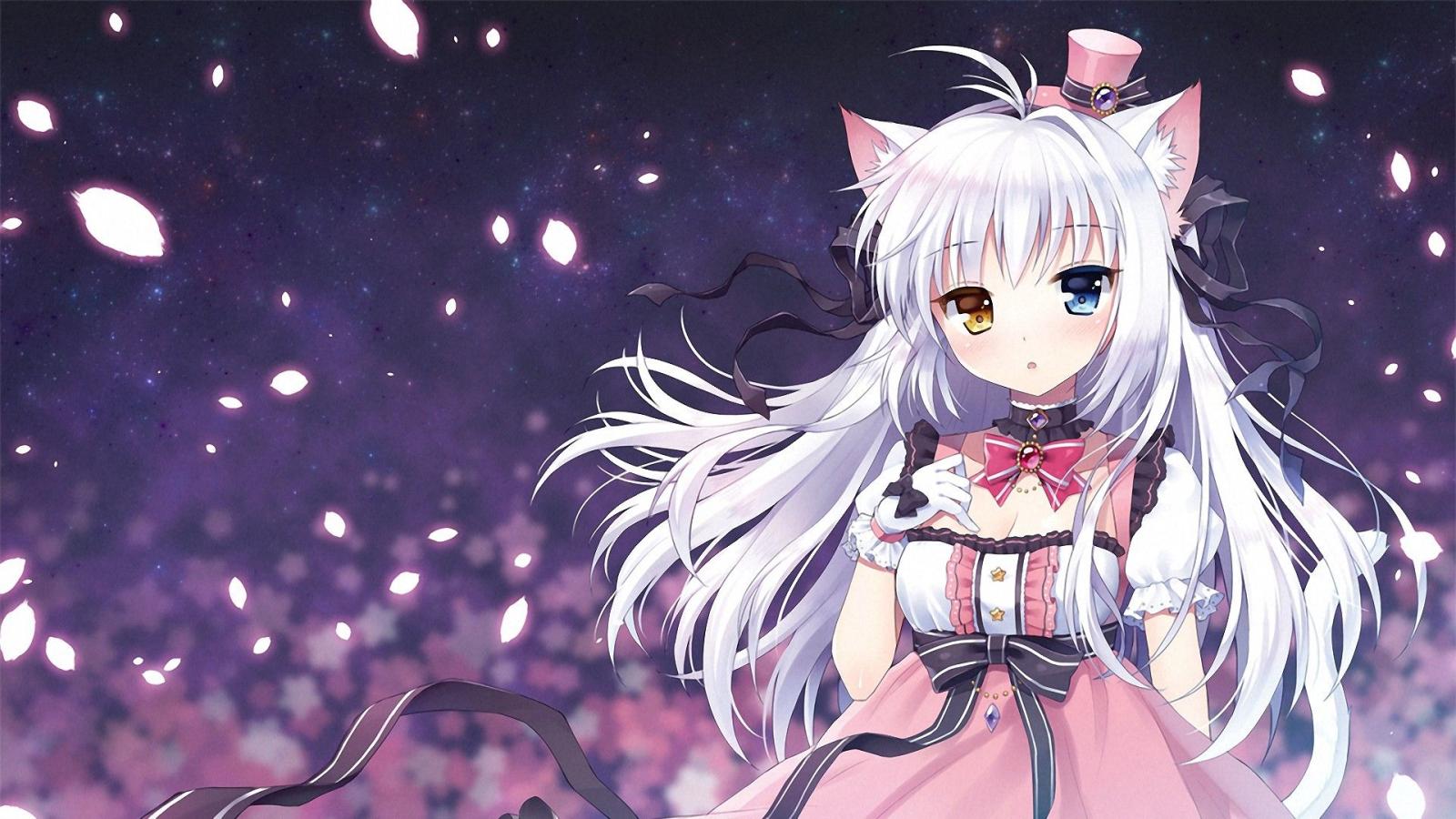 1920x1080 Best Of Anime Wallpaper Hd Girls Hair White Eyes Black | Anime Wallpaper