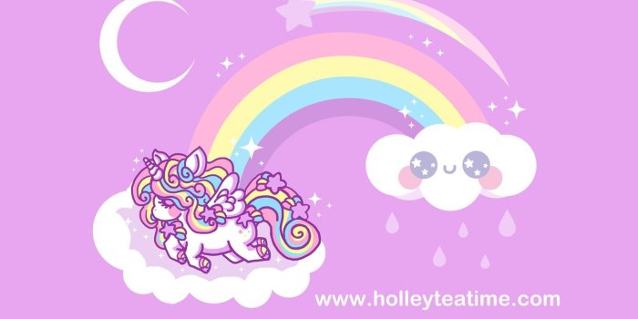 1366x768 Cute Unicorn Desktop Wallpaper
