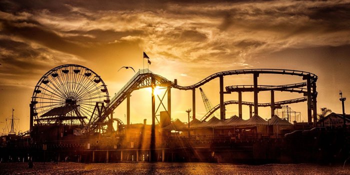 2048x1373 35+ Los Angeles Beach Sunset Wallpapers - Download at WallpaperBro