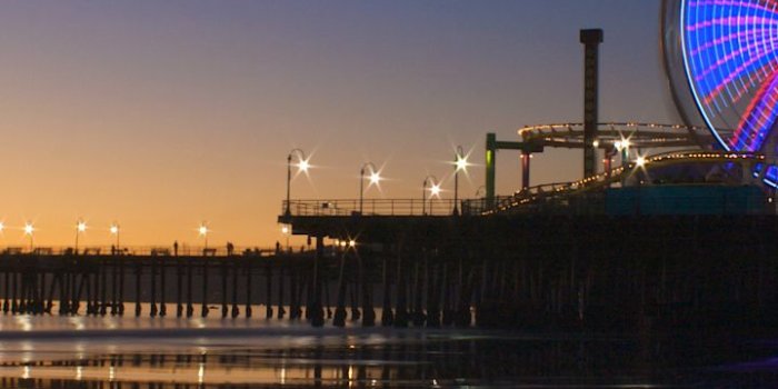 720x1280 720x1280 evening, usa, usa, santa monica, los angeles, city, sunset