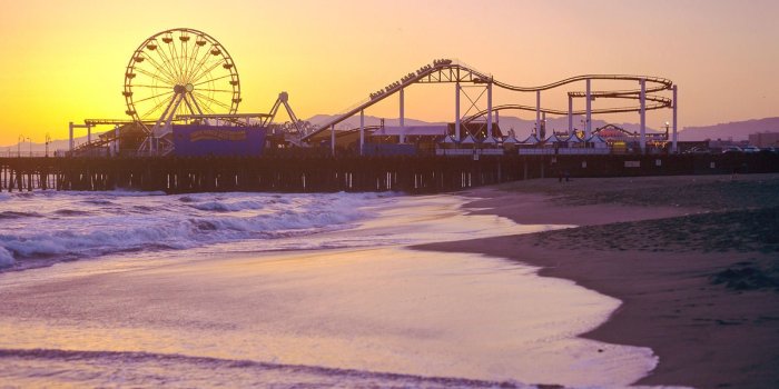 1600x1200 Santa Monica Pier California - Photography | Images, Wallpaper & Ecard