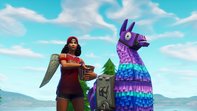 3840x2160 Supply Llama 4K 8K HD Fortnite Battle Royale Wallpaper
