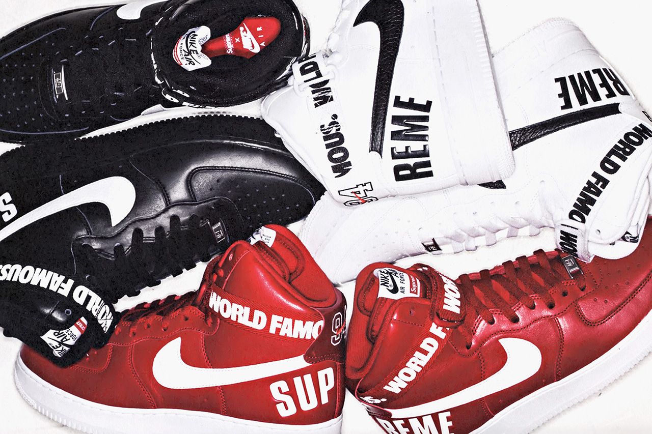 1280x853 A Look at the Supreme x Nike Air Force 1 High Collection