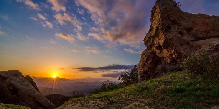 3840x2400 Sunset At Topanga Place In West Los Angeles California Us It Is