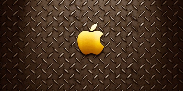 1920x1200 Gold Apple Logo wallpaper | 1920x1200 | #27722