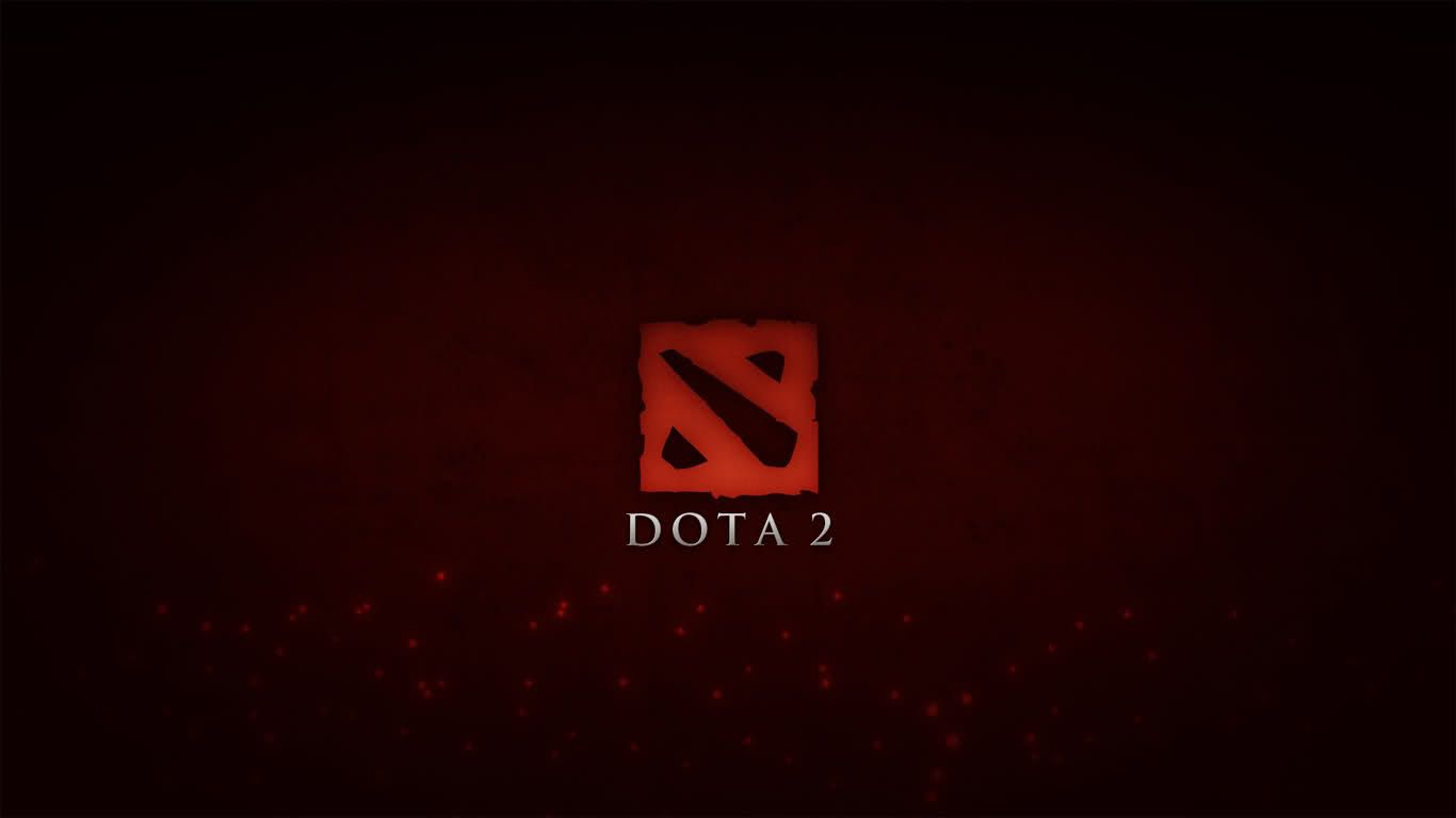 1366x768 Dota 2 Logo wallpaper | 1366x768 | #25470
