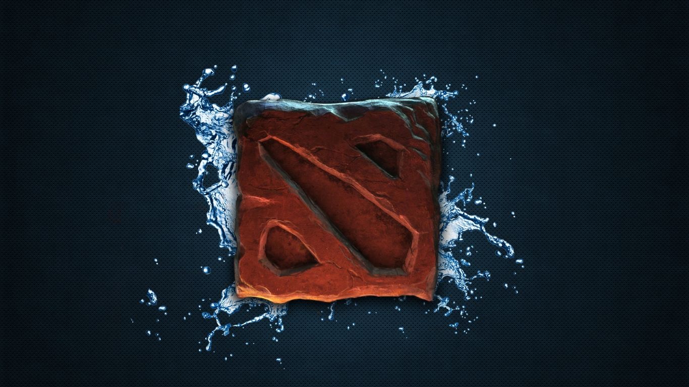 1366x768 1366x768 Dota 2 Logo Art 1366x768 Resolution HD 4k Wallpapers
