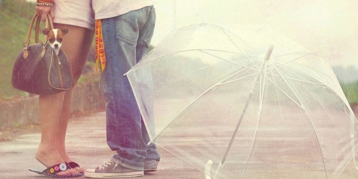 1920x1200 20+ Love Couple's Romance in the Rain Wallpapers