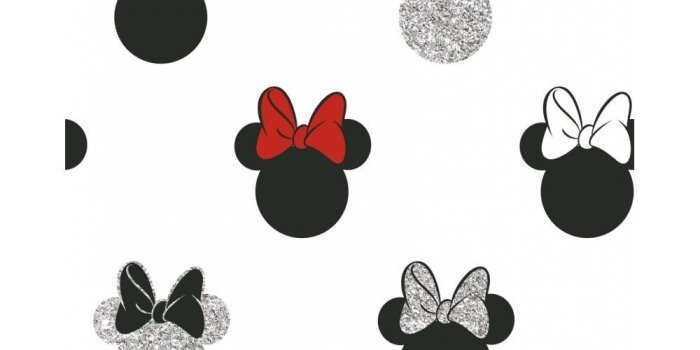 1000x1000 Minnie Mouse Ears Sparkle Wallpaper - Decorating Centre Online