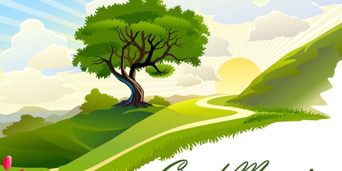 1920x1280 Animated Nature Good Morning Quotes Wallpaper 00185 - Baltana