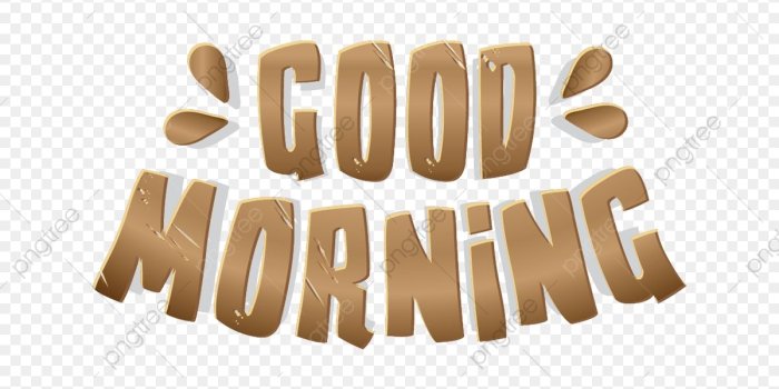 1200x1200 Good Morning Typography, Abstract, Background, Banner PNG and Vector