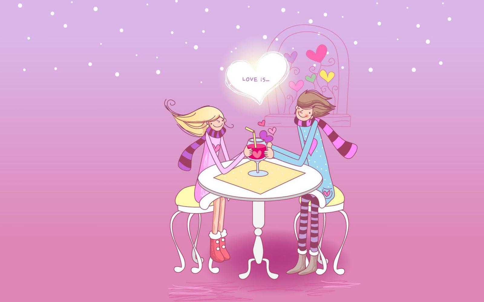 2560x1600 Cartoon Wallpapers For Mobile Wallpaper - Cute Couple Wallpaper
