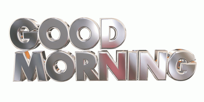 1920x1080 Good Morning 3d Words Welcome Introduction Motion Background
