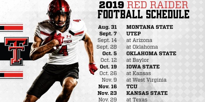 1920x1080 Texas Tech University 2019 football schedule