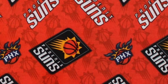 1200x1360 Phoenix Suns Cotton Fabric -Logo Toss