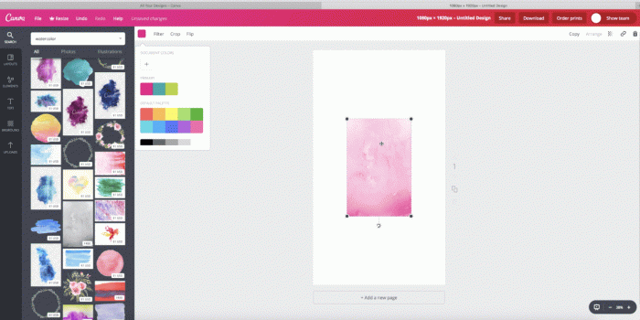 1362x678 How to make a cell phone wallpaper background in Canva - Biz BFF