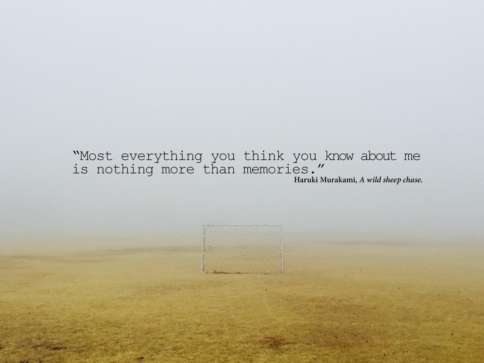 3264x2448 Selective Haruki Murakami's quotes – I tell stories