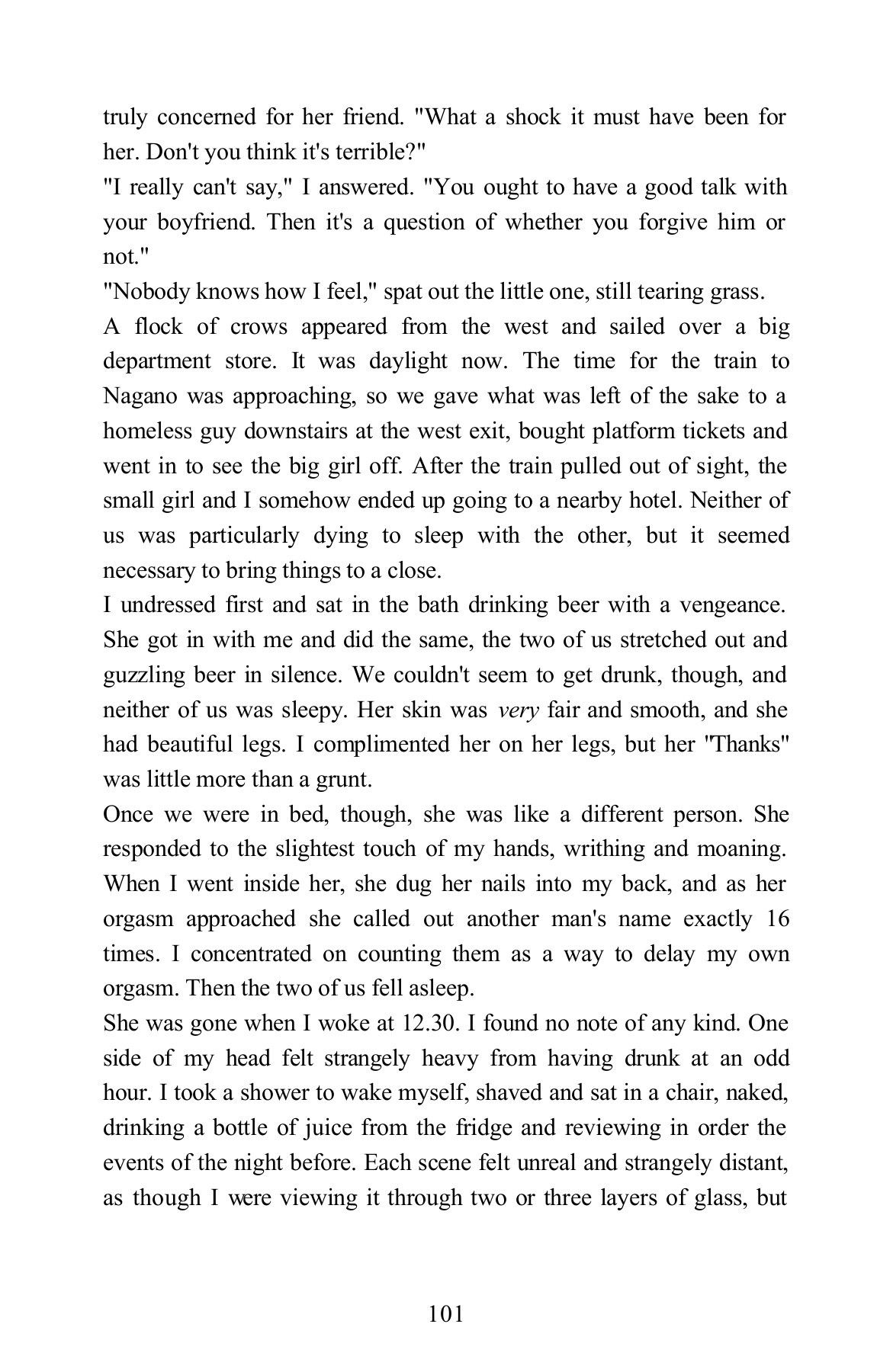 1171x1800 Haruki Murakami - Norwegian Wood Pages 101 - 150 - Text Version