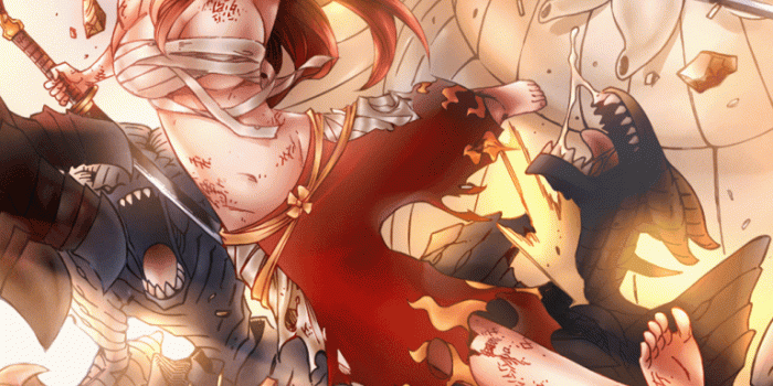 768x1024 Download 768x1024 Erza Scarlet, Fighting, Fairy Tail, Sword