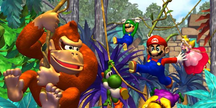 1024x768 Desktop Wallpaper from Super Mario Games on the Nintendo 64