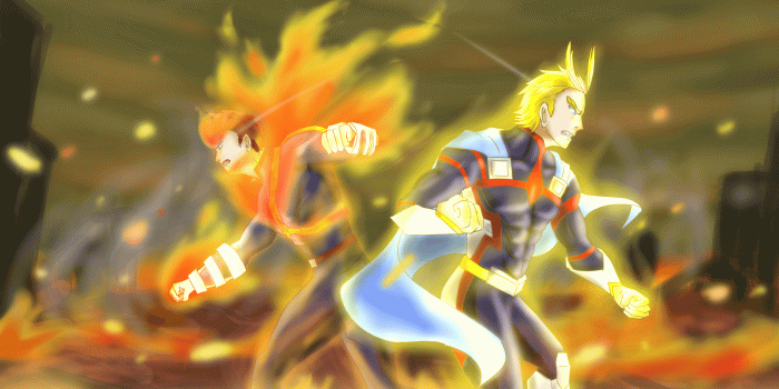 2560x1440 5060417 Toshinori Yagi, Endeavor (Boku no Hero Academia), All Might